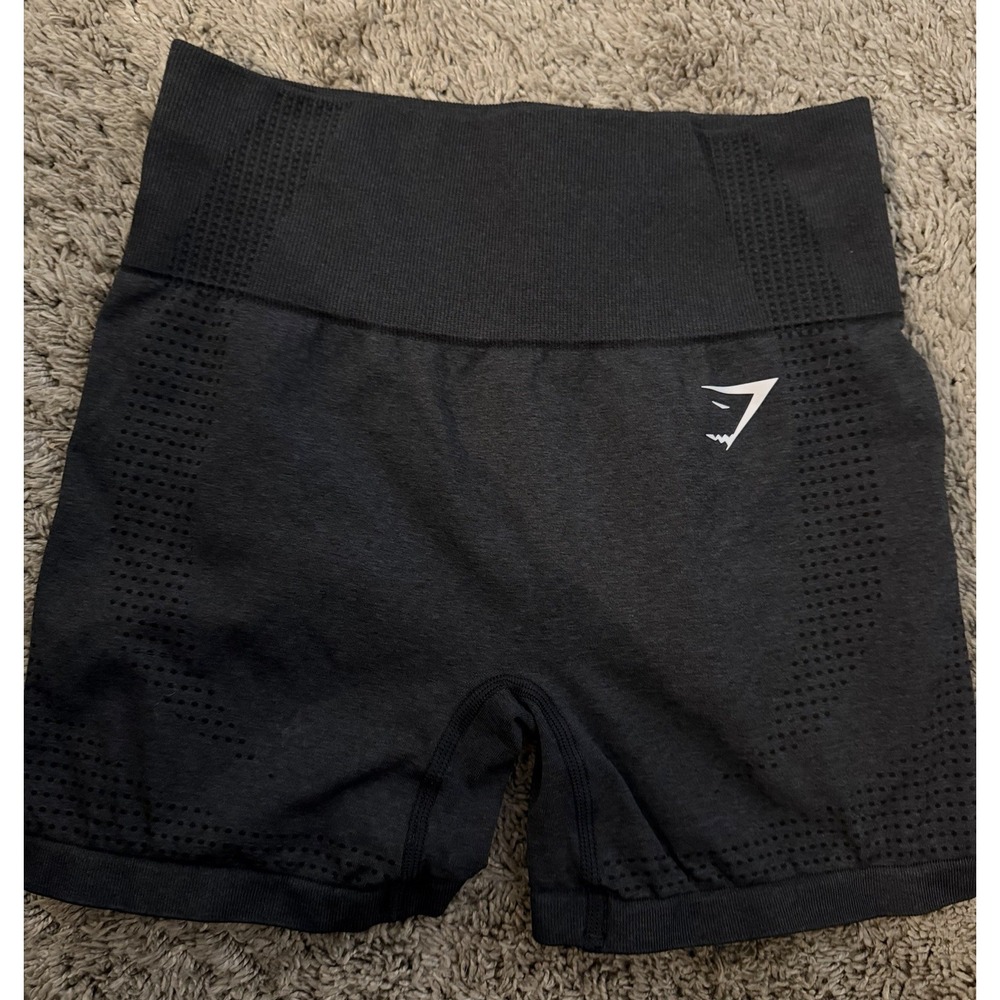 Black Gymshark Vital Seamless Shorts / Gymshark Shorts Small